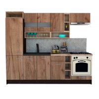 Bucatarie COSSY NEW 250 A2 Wenge / Decor K004